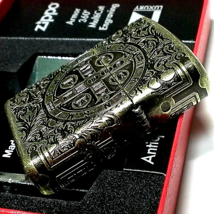 楽天市場】ZIPPO ライター アーマー ジッポ 4面連続彫刻 360°マルチ 