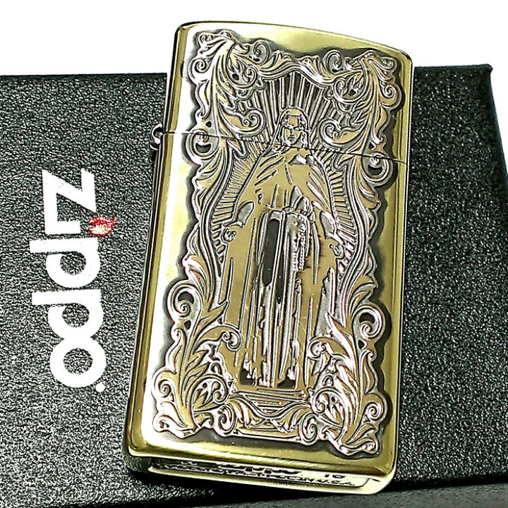 楽天市場】ZIPPO スリム ジッポ ライター アラベスクマリア 逆 