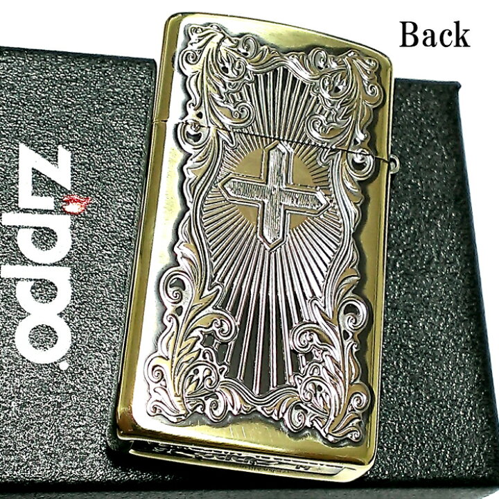 楽天市場】ZIPPO スリム ジッポ ライター アラベスクマリア 逆 