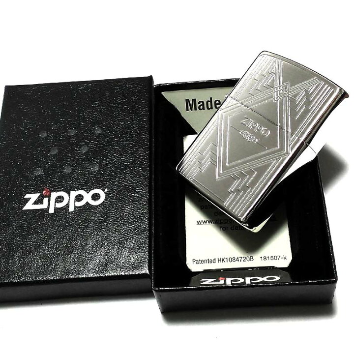 Zippo 幾何学模様 ライター本体Amazon.co.jp: ZIPPO(ジッポ) ライター 