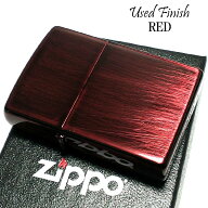 ZIPPO ライター ユーズドペインティング ジッポ ワインレッド かっこいい 赤 Used仕上げ おしゃれ メンズ…