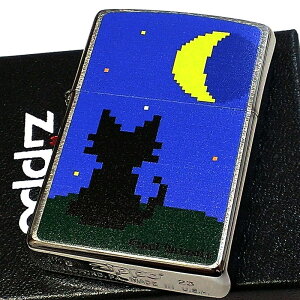 ZIPPO ���C�^�[ ���� �l�R �s�N�Z�� �A�j�}�� �W�b�| �V���o�[ �L �V���G�b�g ��� �˂� �M�t�g ���f�B�[�X ���� �����Y �v���[���g