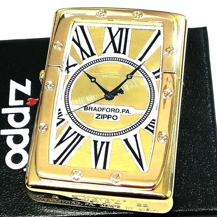 楽天市場】ZIPPO 時計 ライター Watch Face 金 ジッポ おしゃれ スピン 
