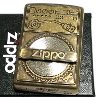 ZIPPO ライター ユーズドフィニッシュ レコード ジッポ 可動式 メタルプレート貼り 可愛い 彫刻 ブラス …