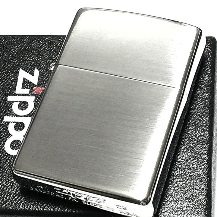 楽天市場】ZIPPO かっこいい シルバー プラチナサテン ジッポ ライター 