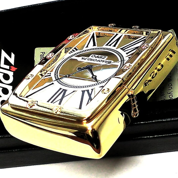 楽天市場】ZIPPO 時計 ライター Watch Face 金 ジッポ おしゃれ スピン 