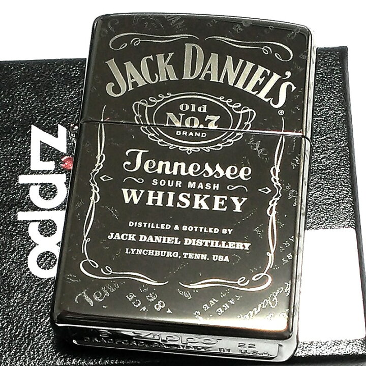 楽天市場】ZIPPO ライター ジャックダニエル プレミアム ブラック 