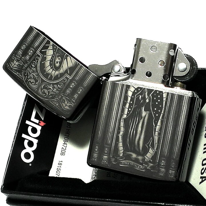 楽天市場】ZIPPO ジッポ ライター 中世 マリア様 かっこいい ブラック 