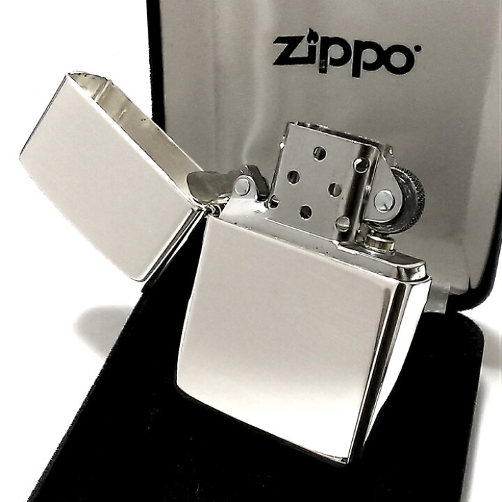 楽天市場】ZIPPO 純銀 スターリングシルバー アーマー ジッポ ライター 