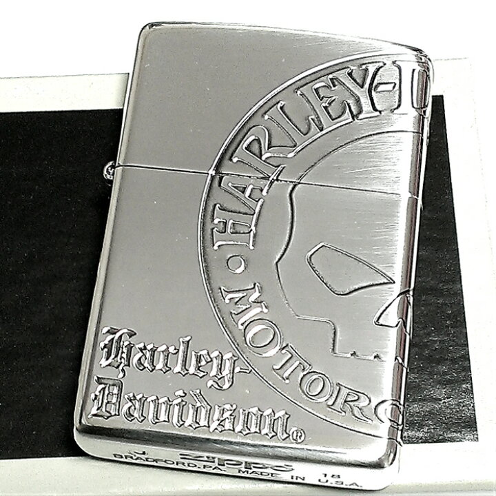 楽天市場】ZIPPO ハーレー ダビッドソン ジッポ ライター スカル3面 