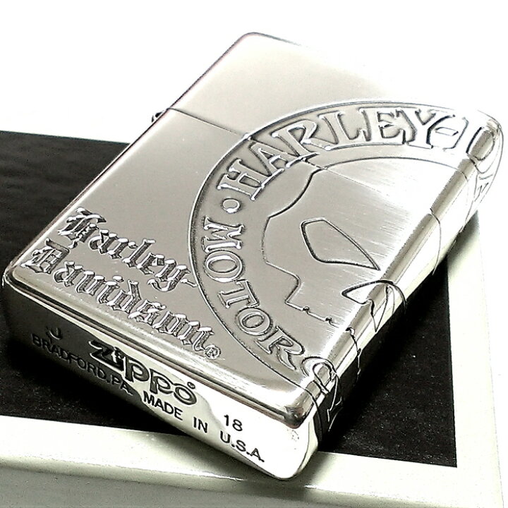 楽天市場】ZIPPO ハーレー ダビッドソン ジッポ ライター スカル3面 