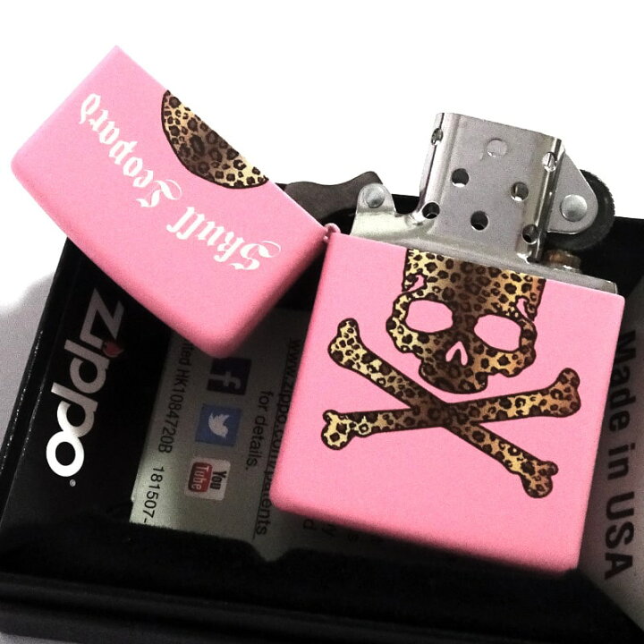楽天市場】ZIPPO スカルレパード ジッポ ライター 可愛い ヒョウ柄 