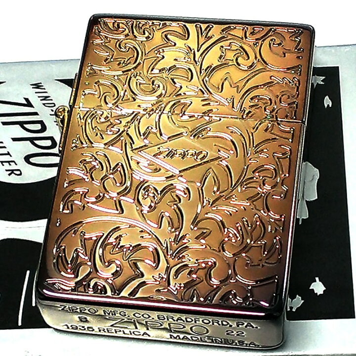 楽天市場】ZIPPO ライター ジッポ 1935 復刻レプリカ ゴールド 