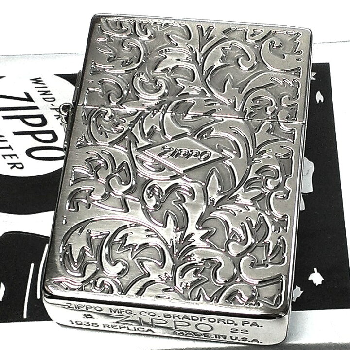 楽天市場】ZIPPO ライター ジッポ 1935 復刻レプリカ シルバー 