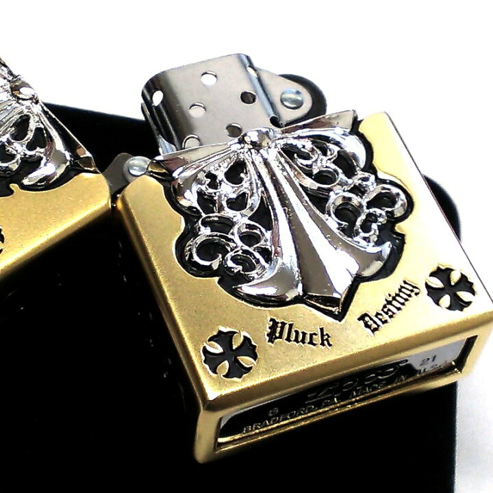 楽天市場】ZIPPO ライター メタルジャケット 金銀 ジッポ 超重厚 艶 