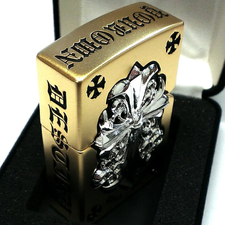 楽天市場】ZIPPO ライター メタルジャケット 金銀 ジッポ 超重厚 艶 