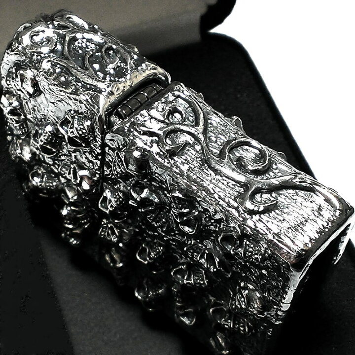 楽天市場】ジッポ スカルジャケット 超重厚 メタルジャケット ZIPPO 