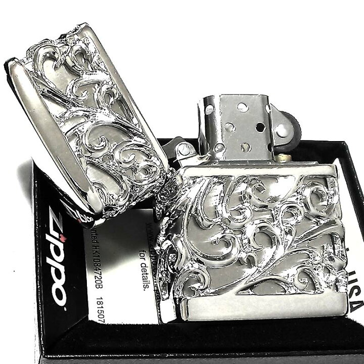 楽天市場】ZIPPO ライター 超重厚 メタルジャケット シルバー ジッポ 
