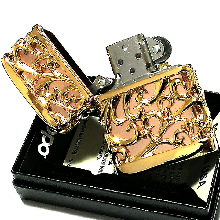 楽天市場】ZIPPO ライター 超重厚 メタルジャケット ゴールド 豪華  