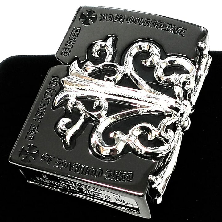 楽天市場】ZIPPO ライター メタルジャケット 超重厚 ブラックニッケル 