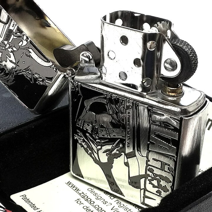 楽天市場】ZIPPO ライター ブラックラグーン レヴィ ジッポ シルバー 