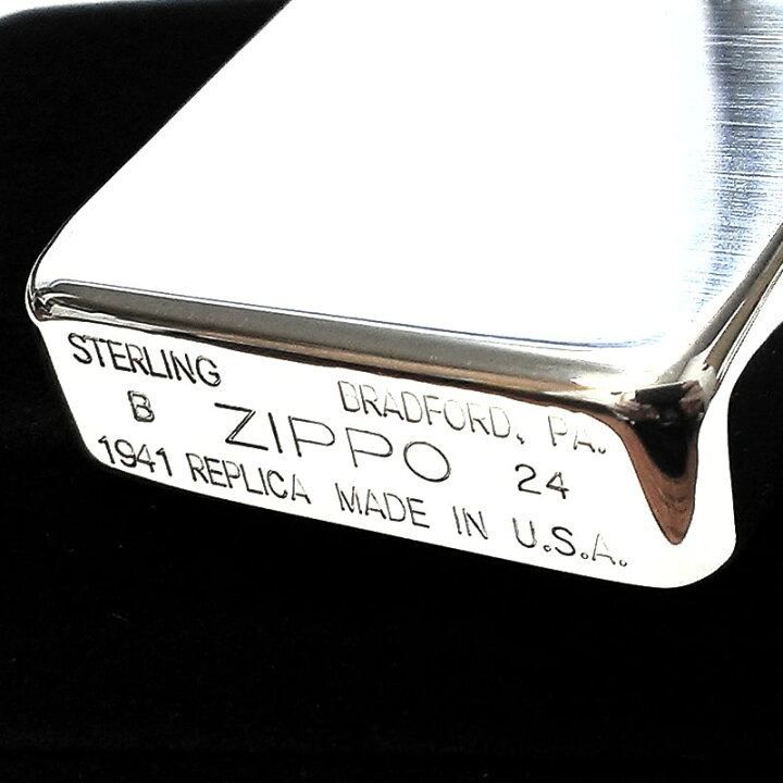楽天市場】ZIPPO 純銀 スターリングシルバー 1941 復刻 レプリカ 