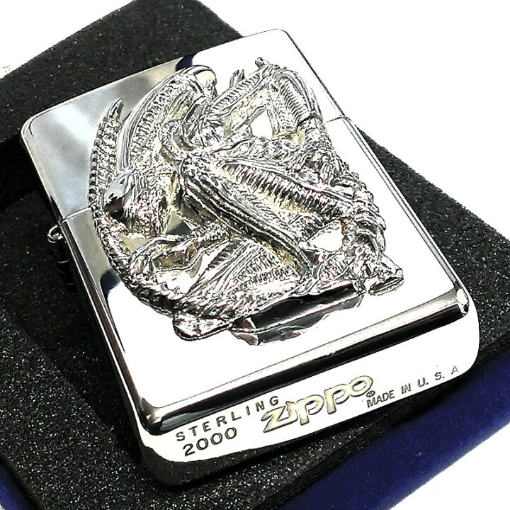 楽天市場】ZIPPO スターリングシルバー 限定 ジッポ ライター 絶版 