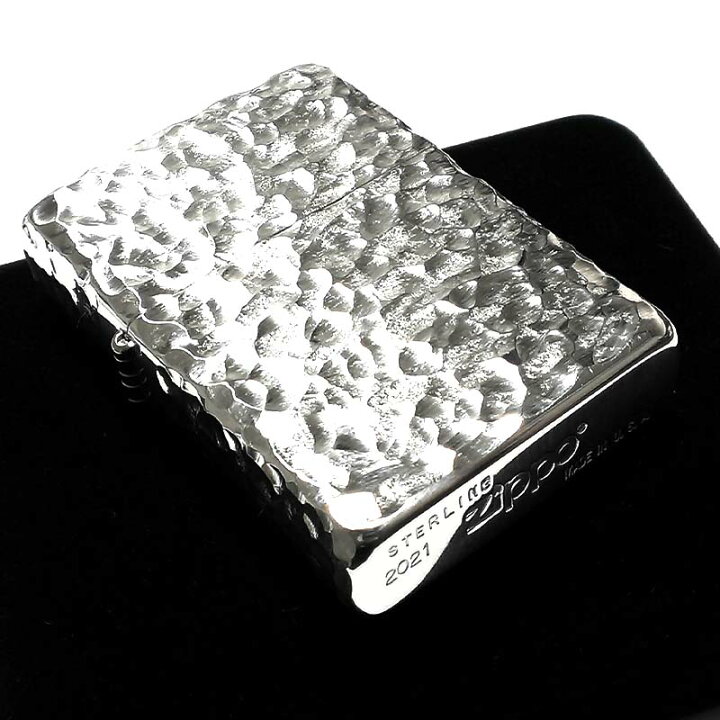 楽天市場】ZIPPO 純銀 スターリングシルバー ジッポ ライター ハンマー 