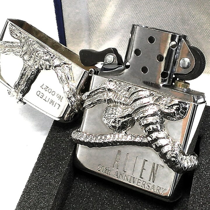 楽天市場】ZIPPO ライター 限定 スターリングシルバー 一点物 映画  