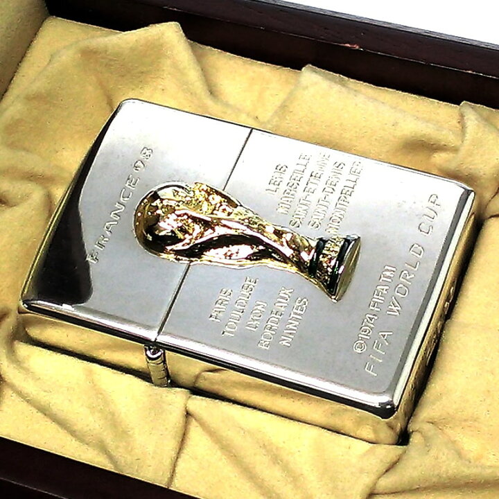 楽天市場】ZIPPO レア 一点物 純銀 スターリングシルバー FIFA 