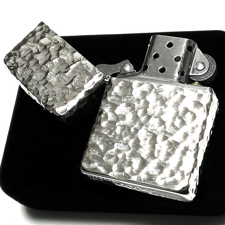楽天市場】ZIPPO 純銀 スターリングシルバー ジッポ ライター ハンマー 