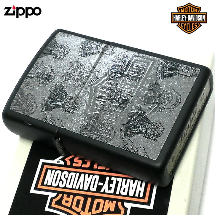 楽天市場】ZIPPO ハーレー ダビッドソン エンジン ロゴ マットブラック 