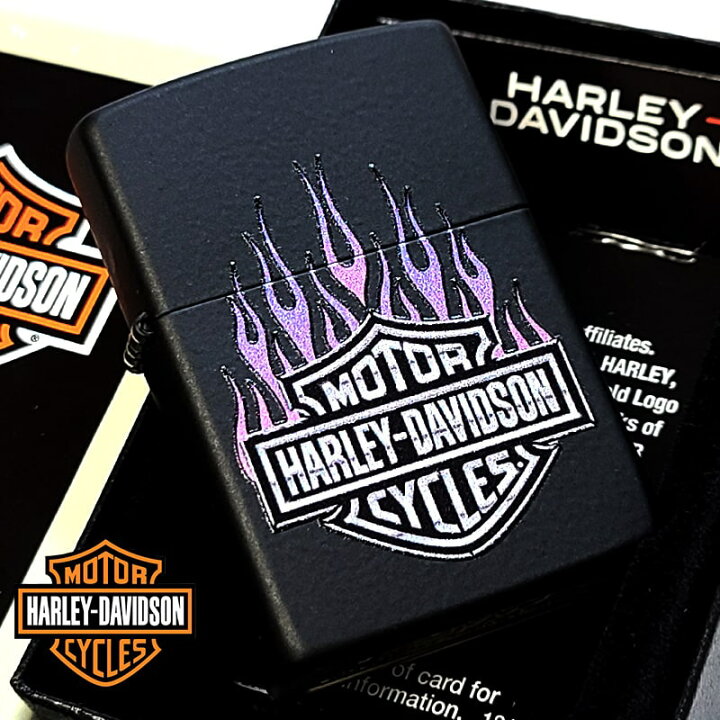 楽天市場】ZIPPO ライター 艶消し ブラック ハーレーダビッドソン 