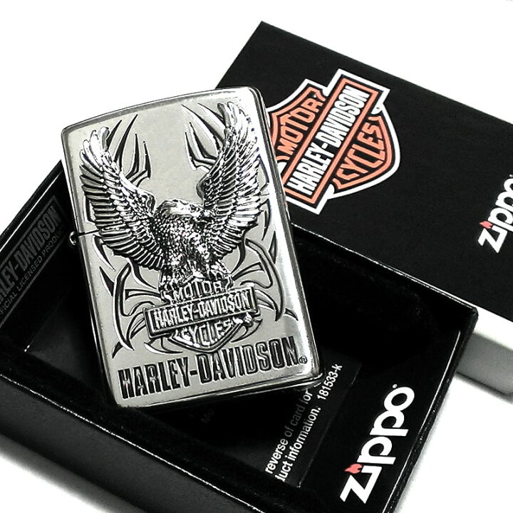楽天市場】ZIPPO ハーレー ダビッドソン ジッポ ライター シルバー 