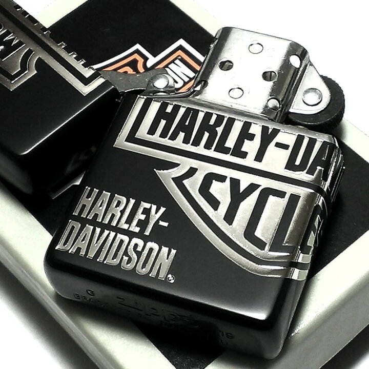 楽天市場】ZIPPO ハーレー ダビッドソン 3面彫刻 ロゴ マットブラック 