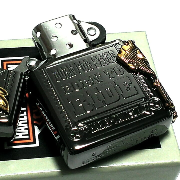楽天市場】ジッポ ライター ハーレー ダビッドソン ZIPPO ブラック 