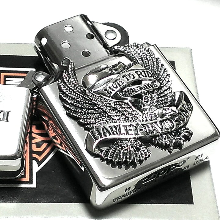 楽天市場】ZIPPO ハーレー ダビッドソン ジッポ ライター シルバー 