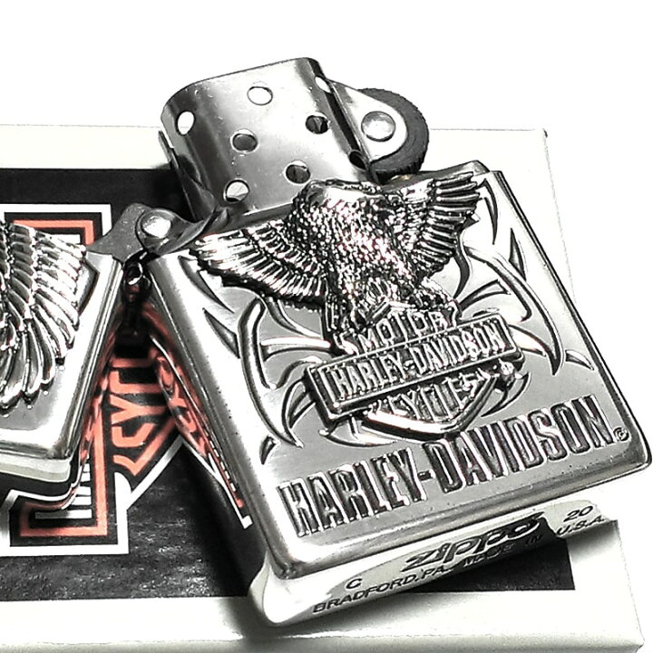 楽天市場】ZIPPO ハーレー ダビッドソン ジッポ ライター シルバー 