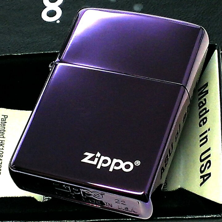 楽天市場】ZIPPO ライター ジッポ アビスパープル おしゃれ 紫 チタン 