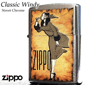 ZIPPO C^[ AJ EBfBK[ WINDY Wb| g  a [YhH Classic Design 킢 Vo[  NVbN fUC  Y fB[X Mtg v