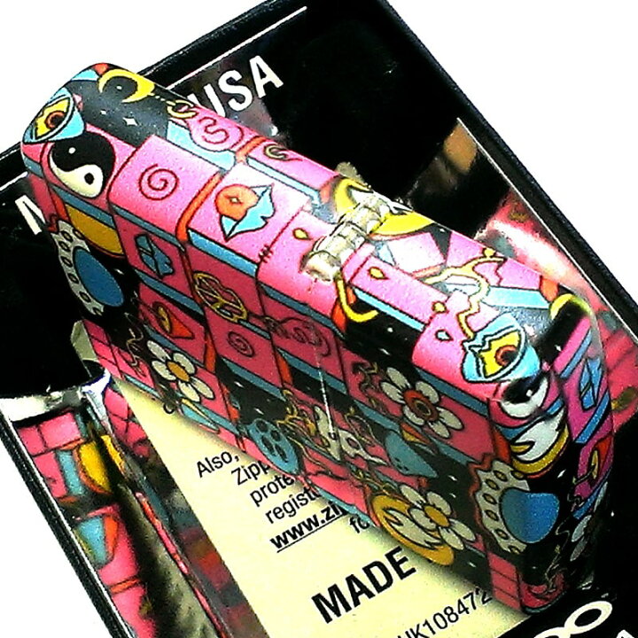 楽天市場】ZIPPO カラフル ジッポライター おしゃれ 5面加工 蓄光 