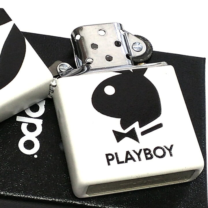 楽天市場】ZIPPO PLAYBOY logo white プレイボーイ ホワイト ジッポ 