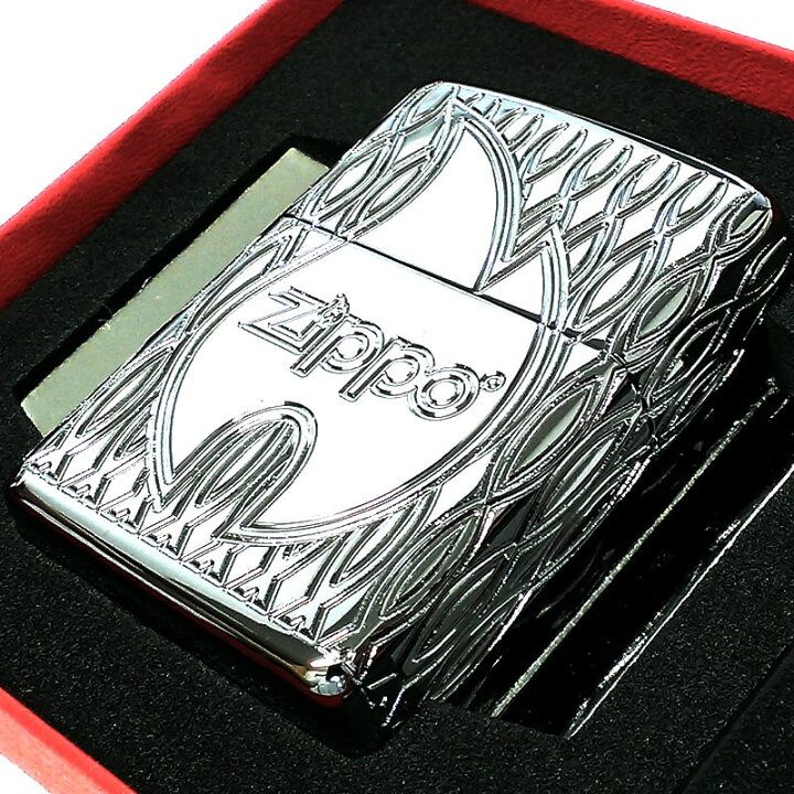 楽天市場】ZIPPO アーマー フレームデザイン ジッポ ライター シルバー 
