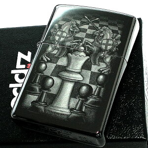 ZIPPO ���C�^�[ �u���b�N�A�C�X �`�F�X�f�U�C�� �W�b�| ���������� Chess Design ���[�U�[���� �����Y ������� �� �v���[���g �M�t�g