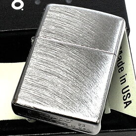 ZIPPO ライター シンプル ジッポー クロムアーチ シルバー 銀 クローム ブラッシュ加工 クール かっこいい おしゃれ メンズ プレゼント ギフト