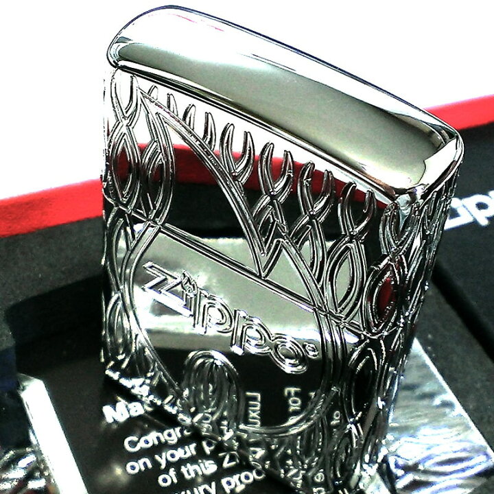 楽天市場】ZIPPO アーマー フレームデザイン ジッポ ライター シルバー 