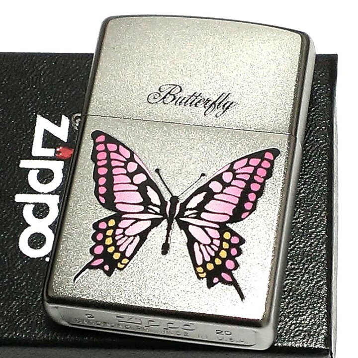楽天市場】ZIPPO ライター かわいい Butterfly ジッポ バタフライ 