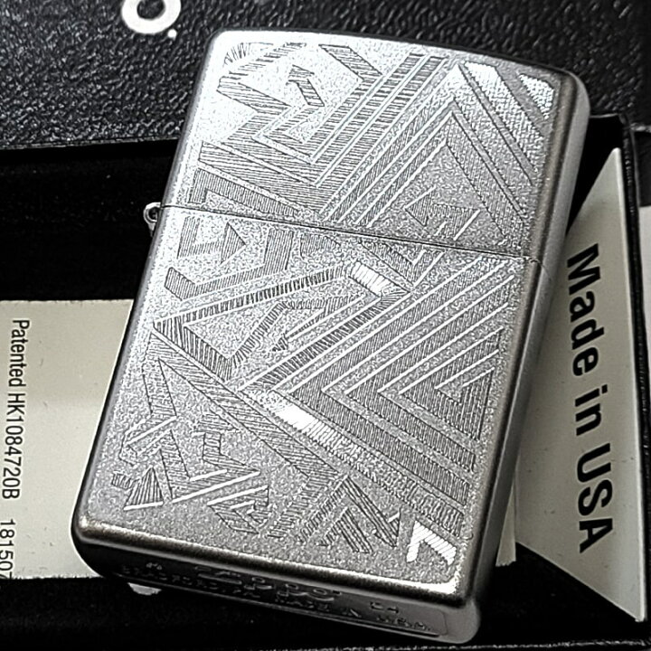楽天市場】ZIPPO ライター 矢印デザイン おしゃれ ジッポ シルバー 銀 