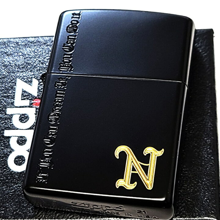 楽天市場】ZIPPO イニシャル N ジッポ ライター シンプル おしゃれ 