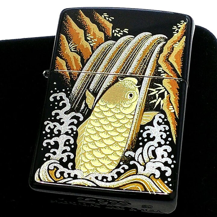 楽天市場】ZIPPO ライター 本金蒔絵 鯉 ジッポ 和柄 伝統工芸 漆塗り 